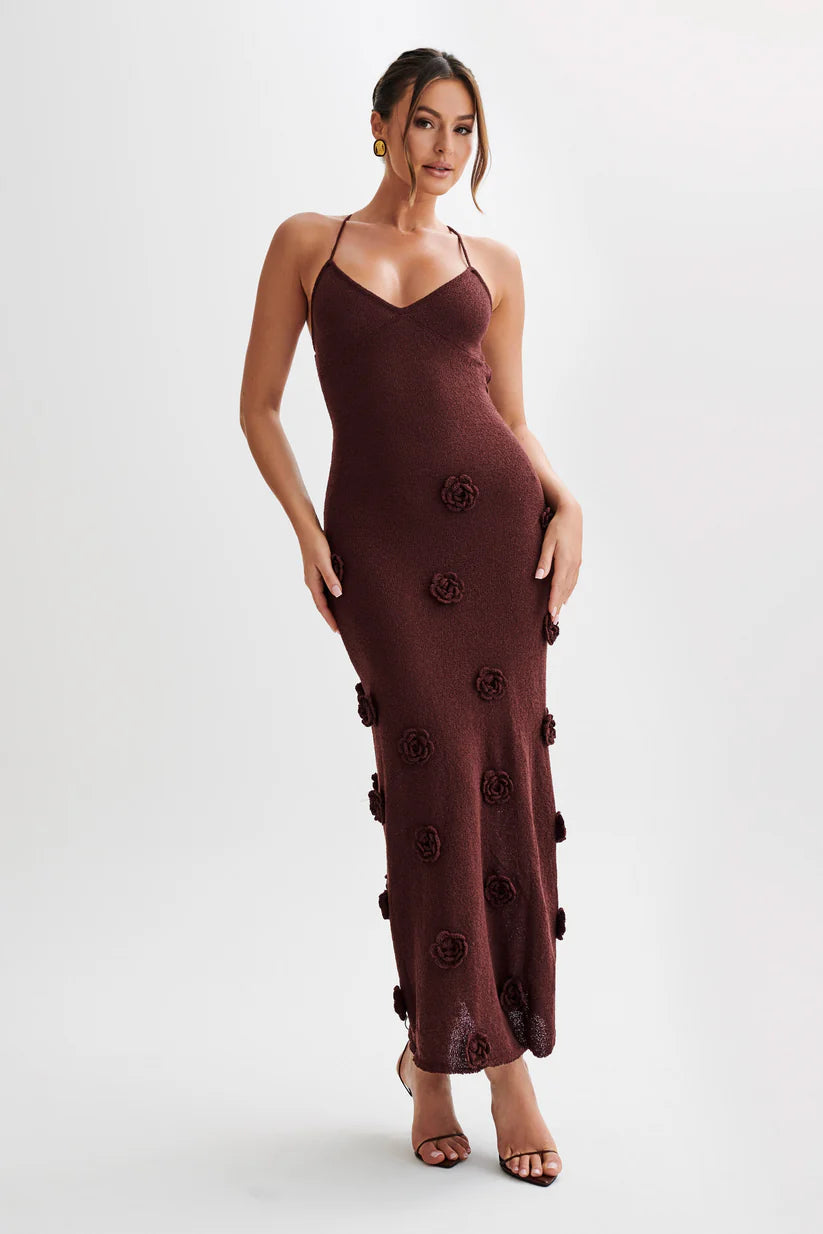Nayla Crochet Floral Maxi