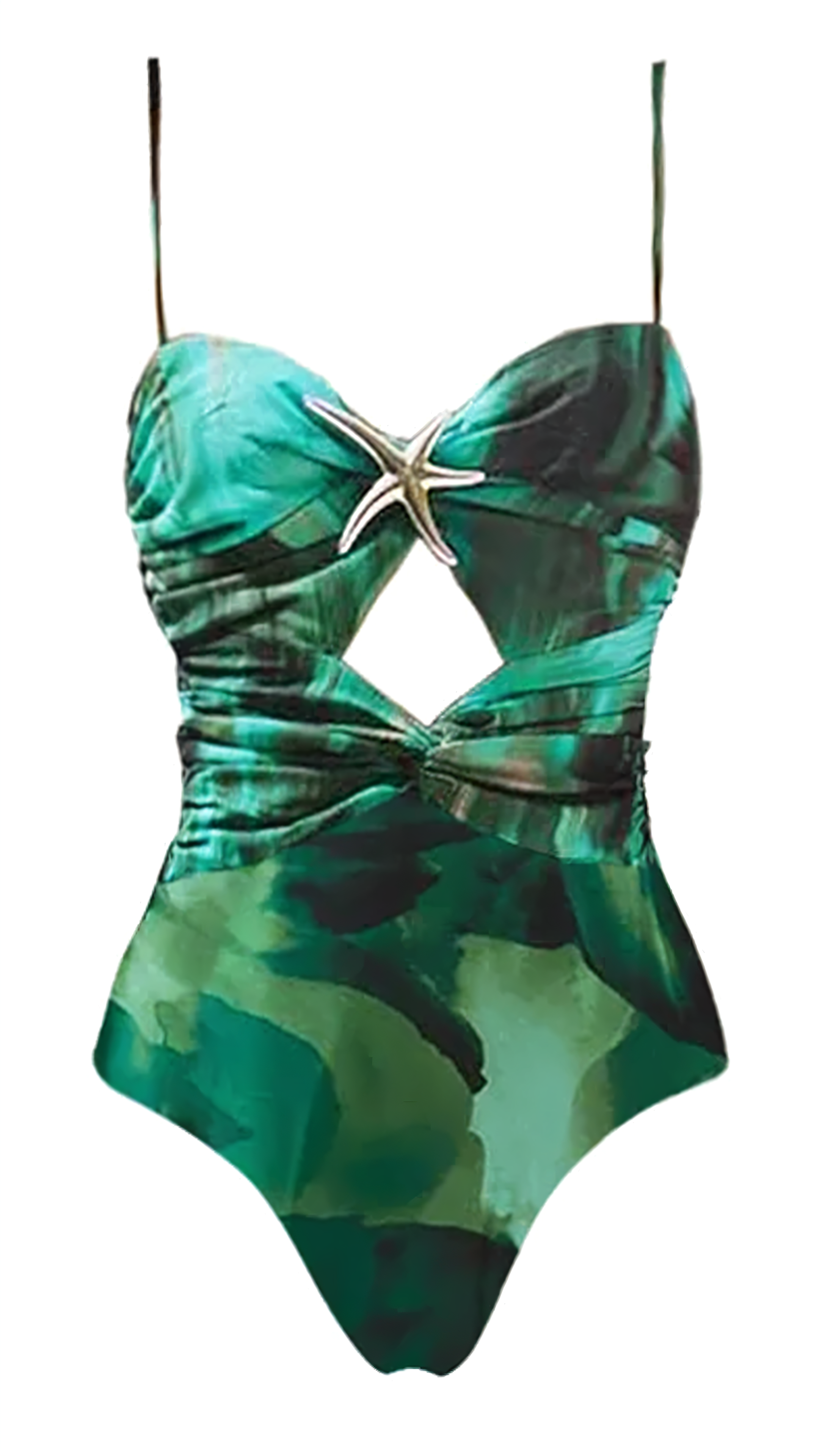 Mary Green Silhouette Swimsuit Set