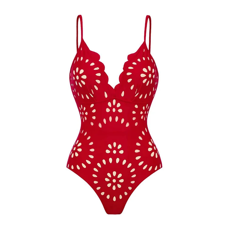 Mira Floral Laser Cutout Skirtini