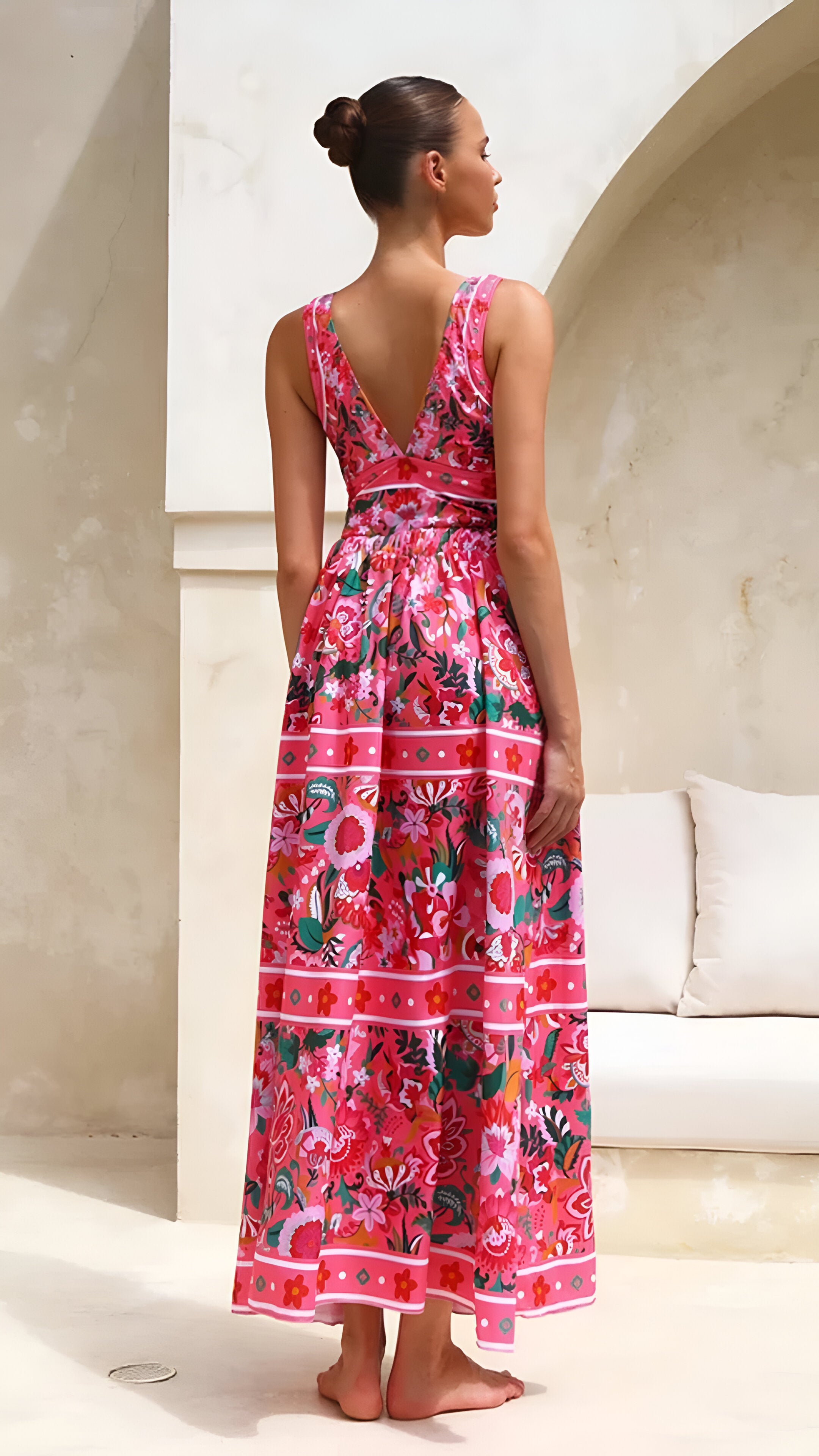 Amara Floral V-Neck Shortini