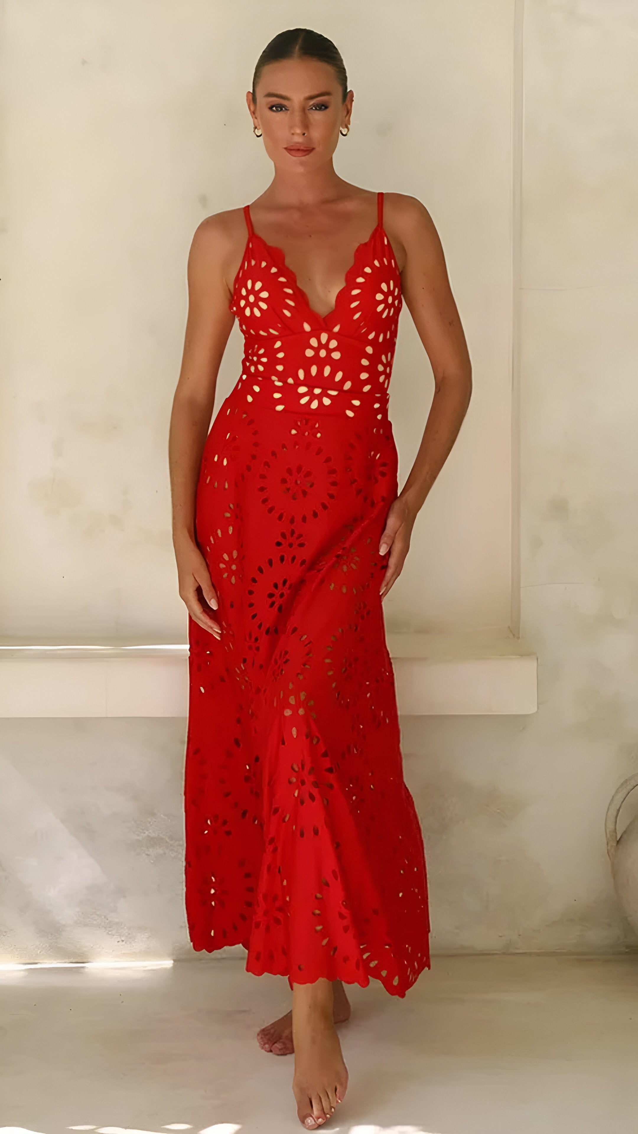 Mira Floral Laser Cutout Skirtini