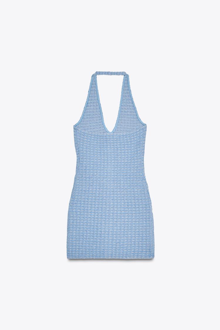 Juliette Stretch Knit Halter Dress