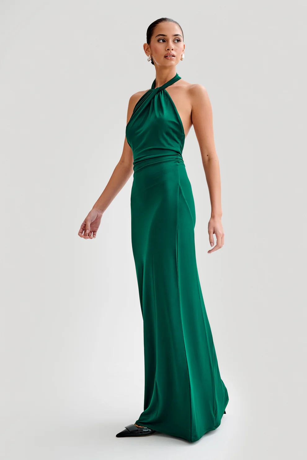 Malia Halter Curve Dress