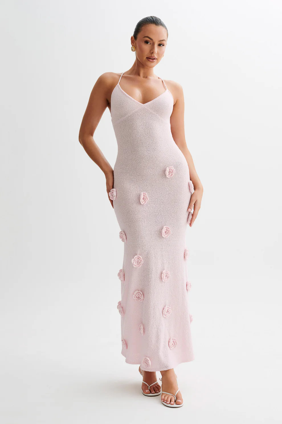 Nayla Crochet Floral Maxi
