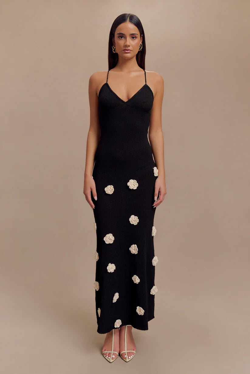 Nayla Crochet Floral Maxi