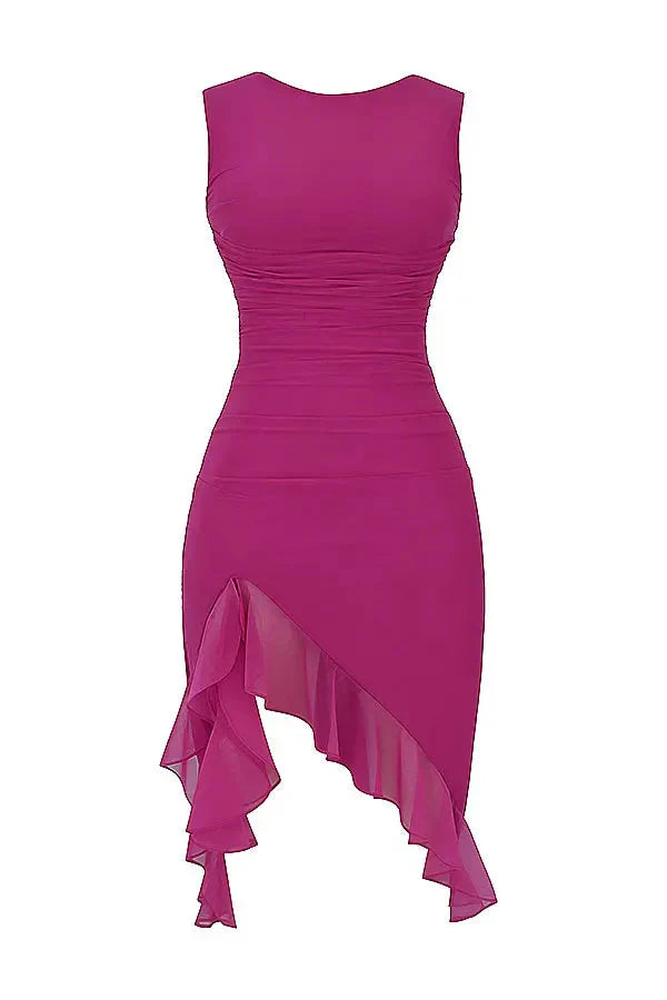 Margot Ruffle Midi Dress