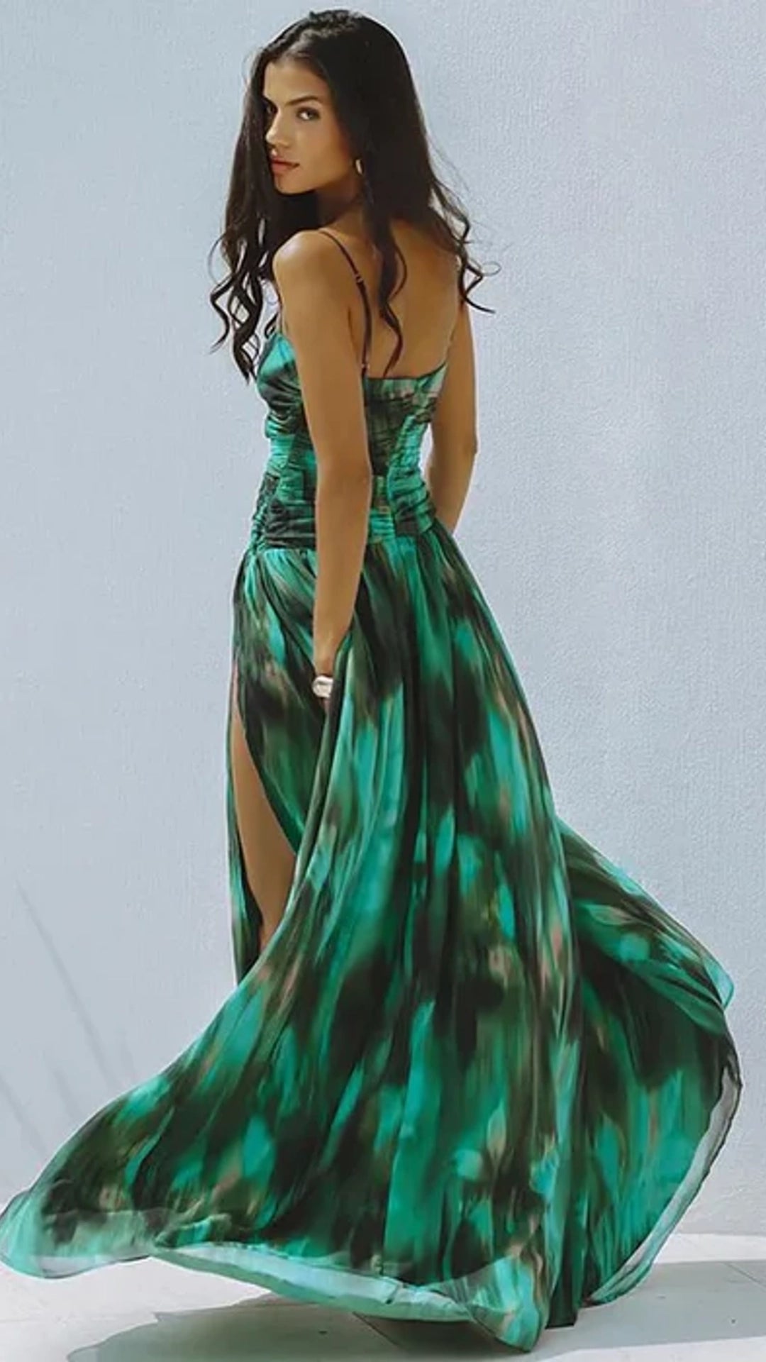 Mary Green Silhouette Swimsuit Set